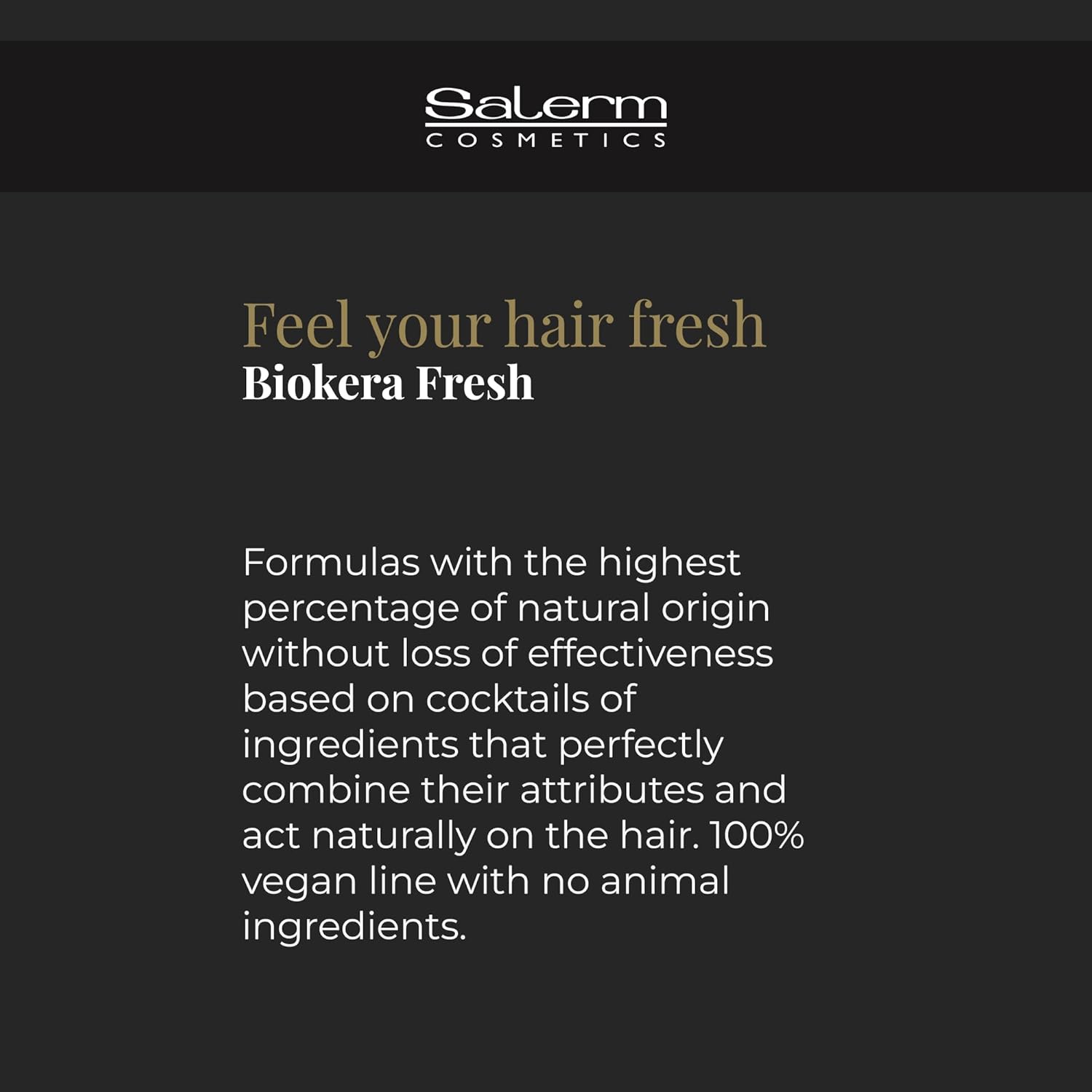 Salerm - Hair Conditioner - Green Shot Balm Biokera Fresh - 300 Ml - With Apple, Green Tea, Mint, And Aloe Vera - Hydrates And Refresh The Scalp - Sulfate And Paraben-Free - Vegan : Beauty & Personal Care