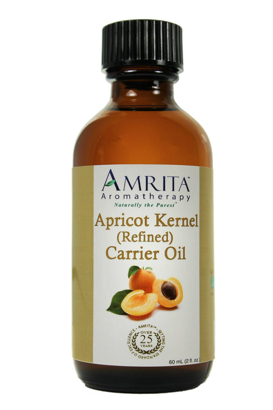 Amrita Aromatherapy: Apricot Kernel Oil - Refined Carrier Oil - A Base Oil For Aromatherapy, Massage, Essential Oils & More - Size: Size: 1-Liter : Health & Household