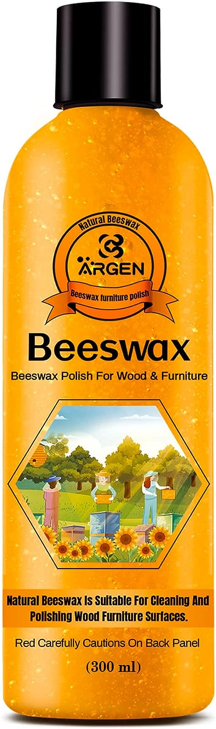 CARGEN Beeswax Furniture Wood Polish - Wood Seasoning Beeswax Oil for Wood Natural Wood Polish and Conditioner Restore A Finish 300ML Christmas Gifts