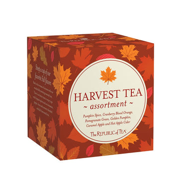 The Republic Of Tea: Fall Harvest Tea Assortment Cube, 24 Tea Bags