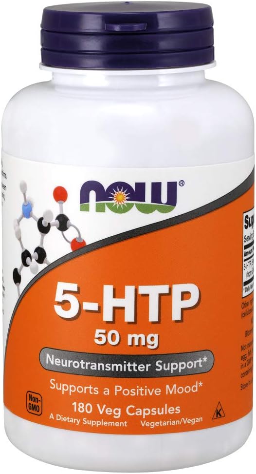 Now Foods Supplements, 5-Htp (5-Hydroxytryptophan) 50 Mg, Neurotransmitter Support