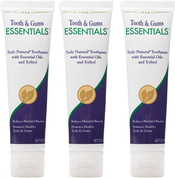 Dental Herb Company - Essentials Toothpaste (4 oz.) Fluoride-Free (3 Pack)