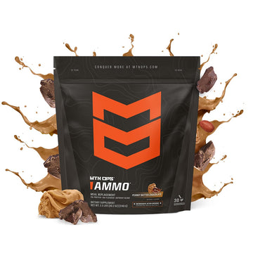 Mtn Ops Ammo Protein Powder Meal Replacement Shake For Lean Muscle Building, 28 Servings, Peanut Butter Chocolate
