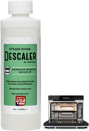 IMPRESA Steam Oven/Steamer Oven Cleaner and Descaler - Made in USA - Compatible with Wolf, Miele, Thermador, Gaggenau, Bosch, Smeg