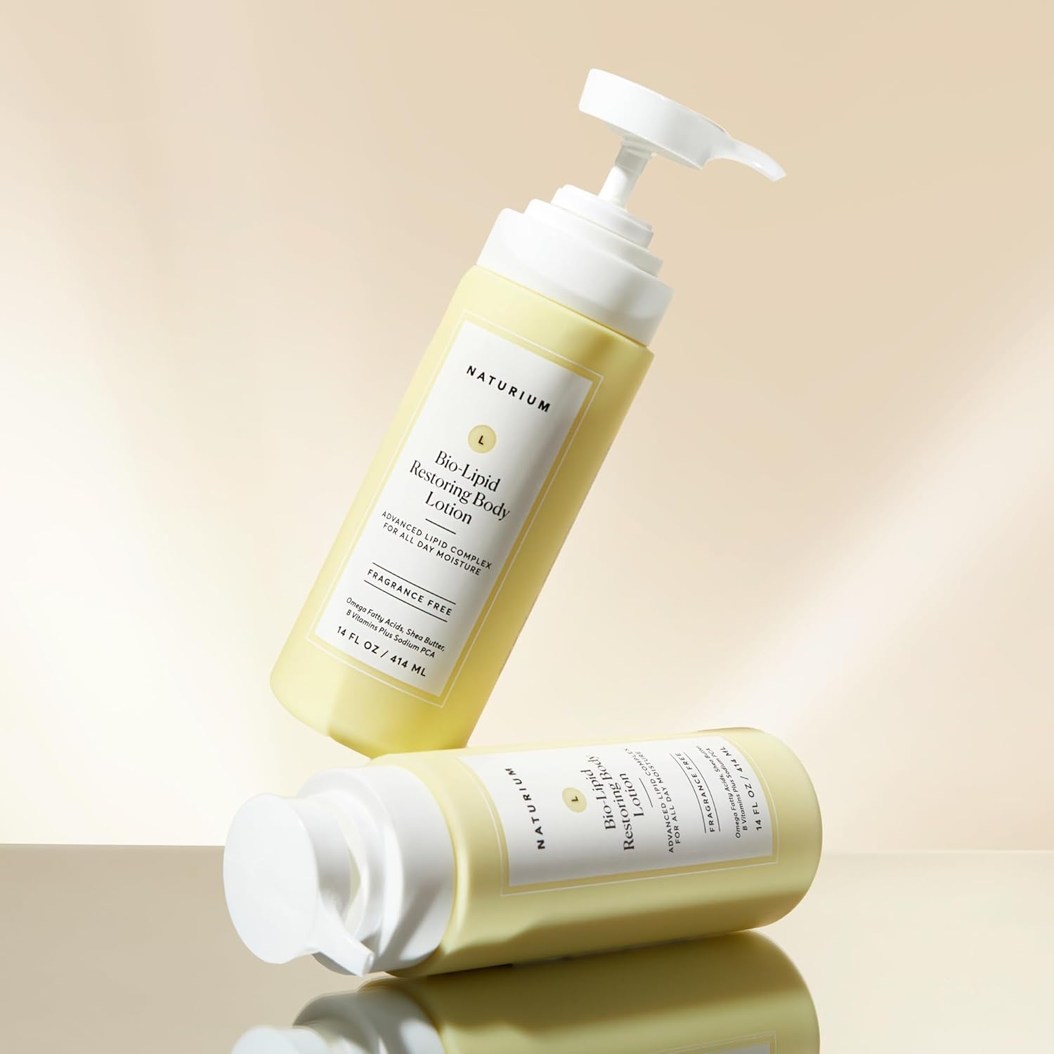 Naturium Bio-Lipid Restoring Moisturizing Body Lotion With Shea Butter, Fragrance Free, 14 Oz : Beauty & Personal Care