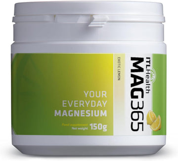 Mag365 Magnesium With Exotic Lemon Food Supplement, 150 G