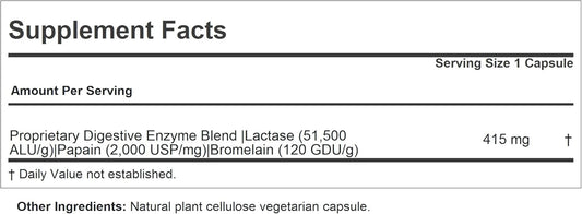 Andrew Lessman Dairy And Lactose Tolerance 120 Capsules - Enhances Natural Digestion Of Dairy And Lactose. Mild, Powerful, All-Natural Enzymes Help Avoid Gi Discomforts In Digestion. No Additives