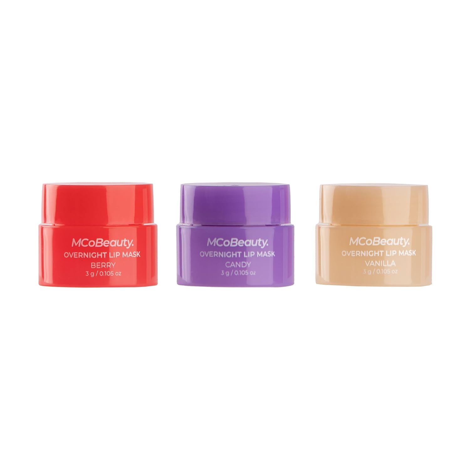 Mcobeauty Overnight Lip Mask - Vanilla, Hydrating Lip Balm, Vegan, Cruelty Free Cosmetics