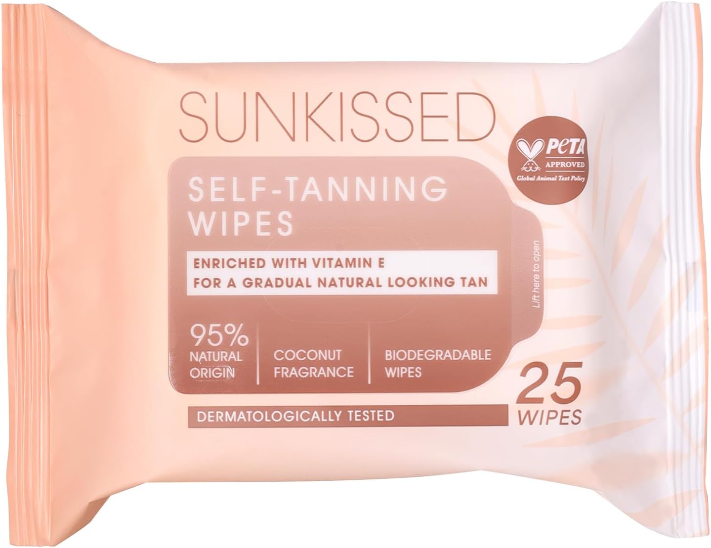 Sunkissed Self-Tanning Wipes 25 Pack