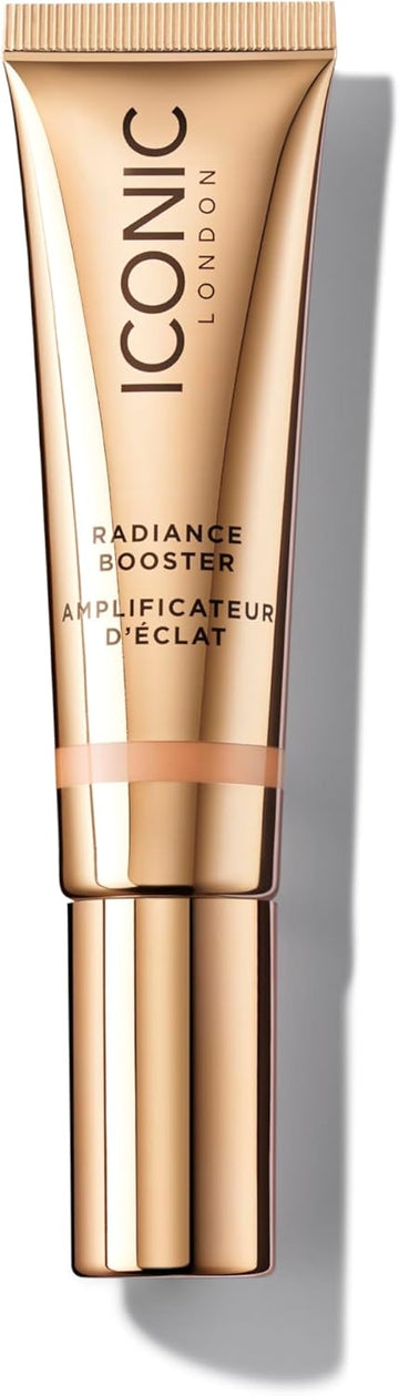 Iconic London Radiance Booster – Sheer Tinted Primer With Radiant Glow, Champagne Glow, 30Ml