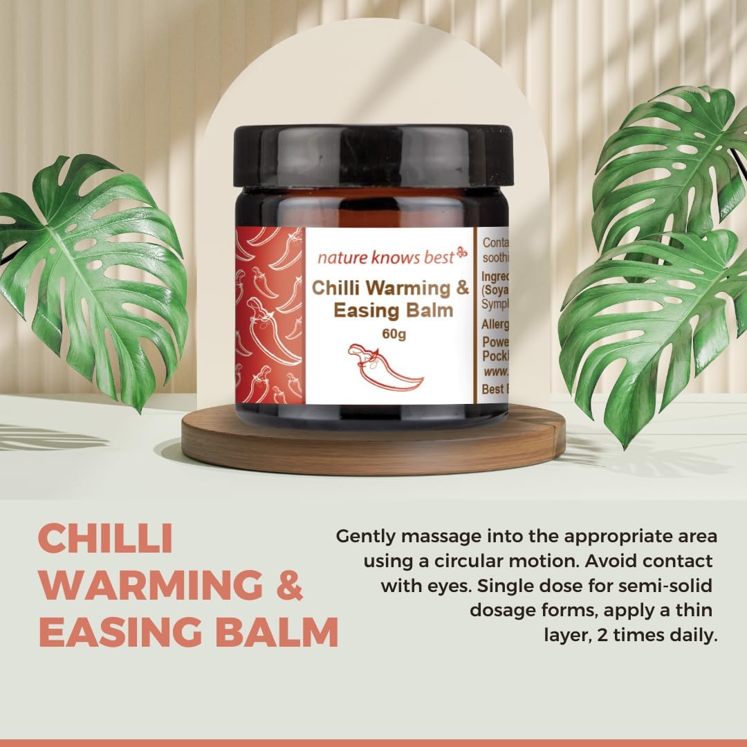 Nature Knows Best Chilli Muscle Rub 3 x 30g : Amazon.co.uk: Grocery