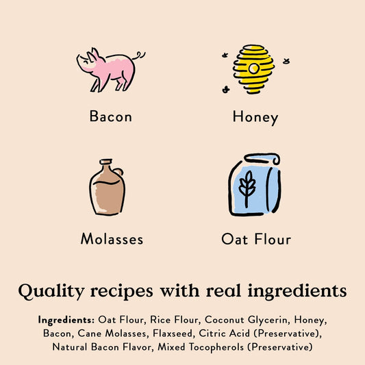 Bocce’S Bakery All-Natural, Seasonal, Candied Bac'N Training Treats For Dogs, Wheat-Free, Limited Ingredient Training Treats, Inspired By Christmas, 2 Oz
