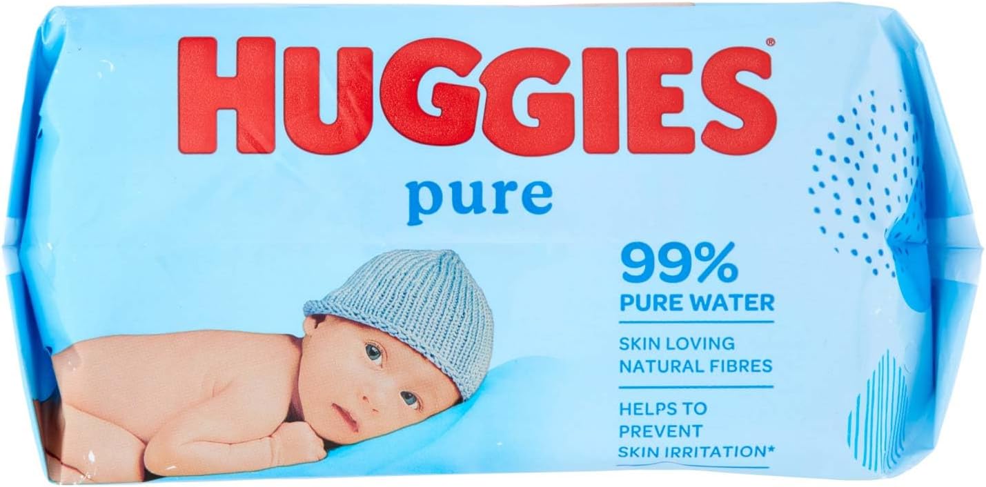 Huggies Pure Wipes Triple Pack, 192 Wipes : Amazon.co.uk: Baby Products