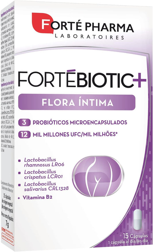 Fortébiotic + Intimate Flora 15 Capsules