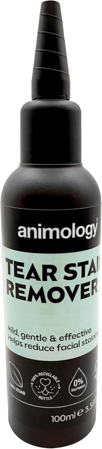Animology Vegan Tear Stain Remover Sulphate & Paraben Free Mild & Gentle 100Ml