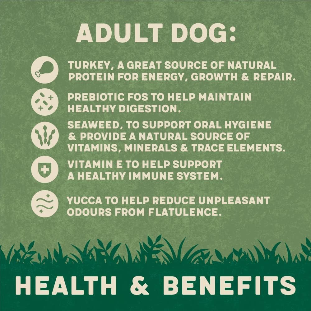 Harringtons Complete Dry Adult Dog Food Turkey & Veg 15kg - Made with All Natural Ingredients :Pet Supplies