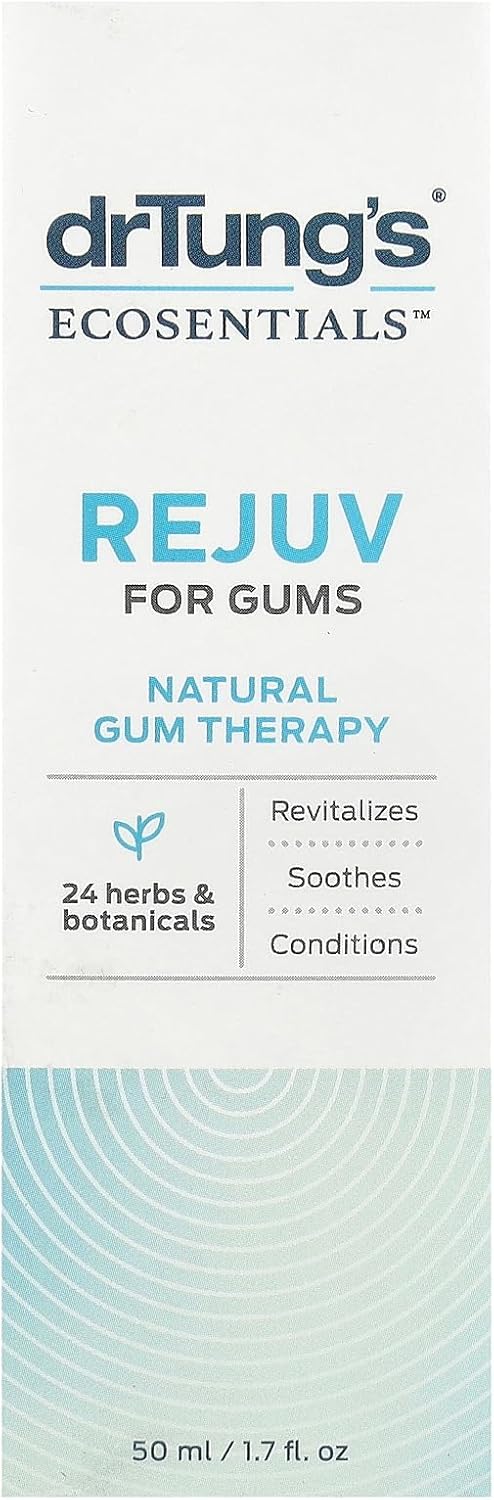 Drtung'S Rejuv For Gums - Tooth And Gum Tonic Mouthwash, Herbal Gum Treatment, Gum Health, Gum Repair For Receding Gums, Gum Oil, Herbal Mouthwash, 24 Herbs & Botanicals - 1.7 Fl Oz : Health & Household