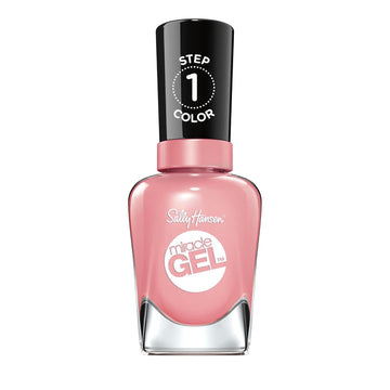 Sally Hansen Miracle Gel™, Satel-Lite Pink, Long Lasting, Gel-Like Formula, No Uv Lamp Needed, Pink Nail Polish