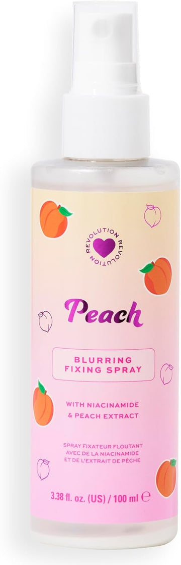 I Heart Revolution Watermelon Dewy Fixing Spray, Lightweight, Dewy Formula, Vegan & Cruelty-Free, 100Ml