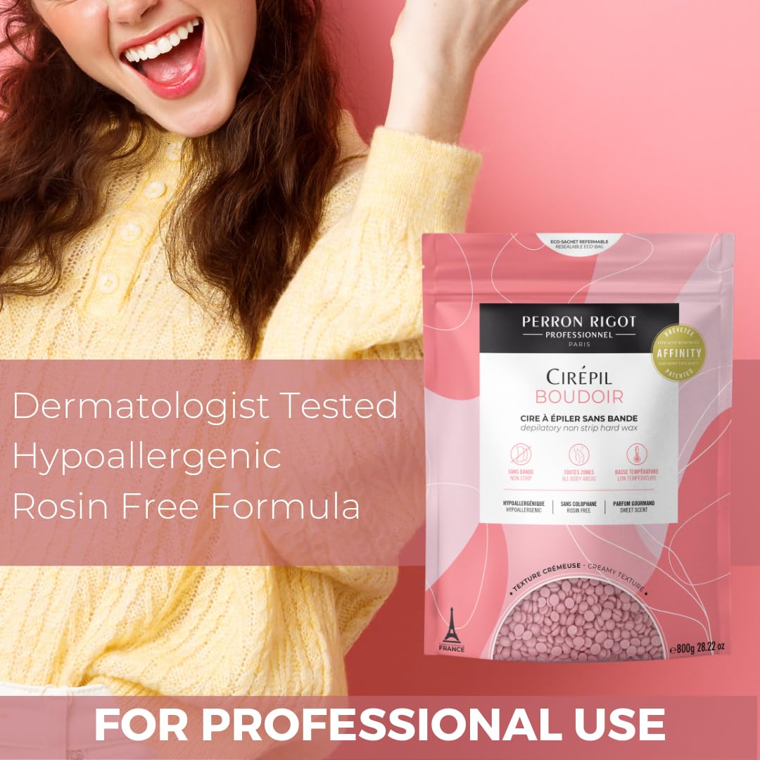 Cirepil - Boudoir - 800G / 28.22 Oz Wax Beads Bag - Sweet Fragrance - Allergen-Free - Specially Formulated For Short, Coarse Hair : Beauty & Personal Care