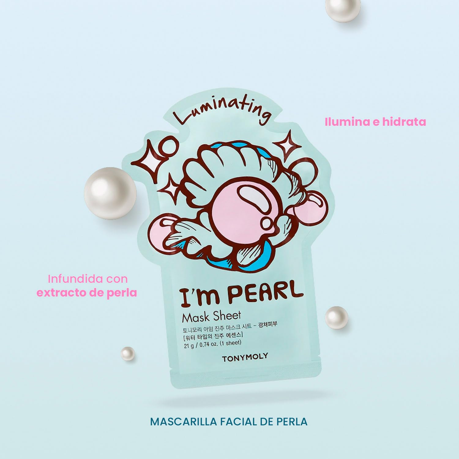 Tonymoly I'M Real Pearl Luminating Mask Sheet, 1 Count