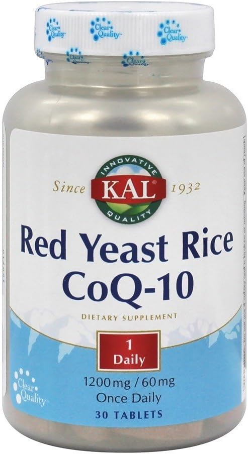 Red Yeast Rice CoQ10 Once Daily Kal 30 Tabs