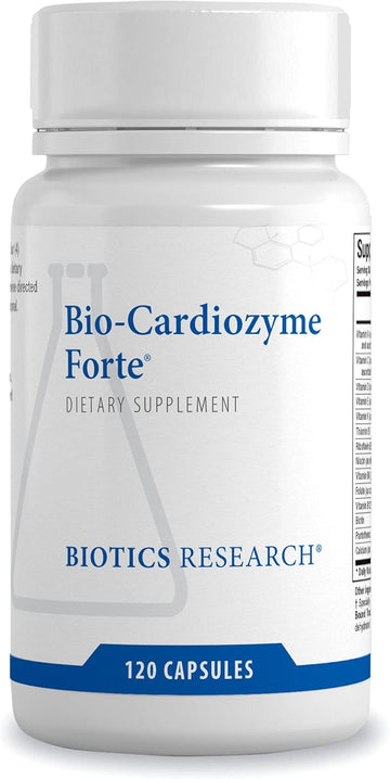 Biotics Research Bio Cardiozyme Forte Healthy Heart Multivitamin. Broad Spectrum Formulation Designed To Support Cardiovascular Health And Function. Powerful Antioxidant Support, 120 Capsules