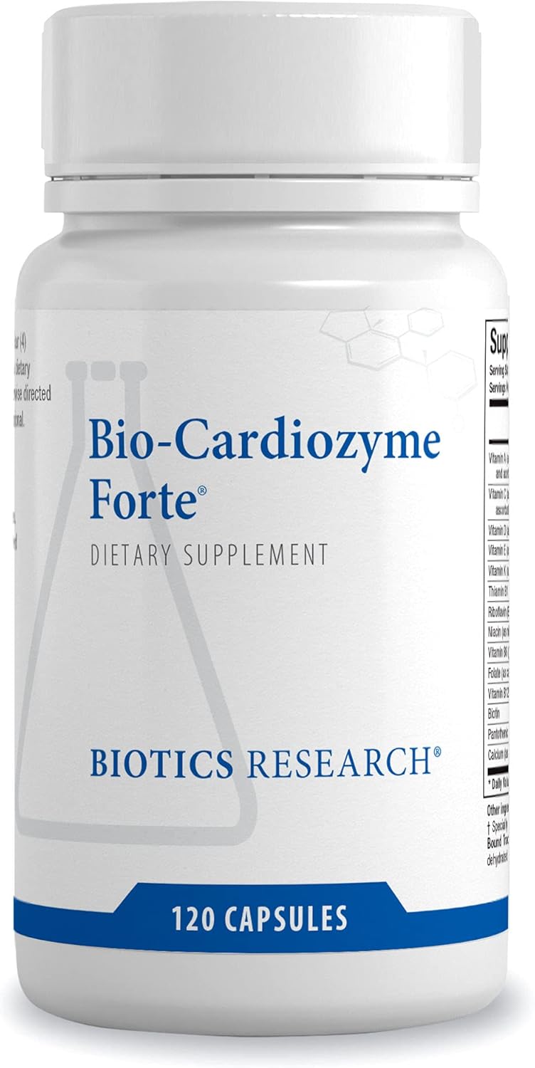 Biotics Research Bio Cardiozyme Forte Healthy Heart Multivitamin, Broad Spectrum Formulation Designed To Support Cardiovascular Health And Function, Powerful Antioxidant Support 360 Capsules