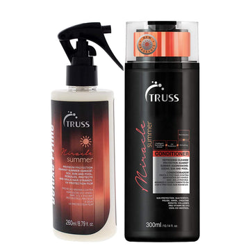 Truss Deluxe Prime Miracle Summer Treatment Bundle With Miracle Summer Conditioner For Uv Protection