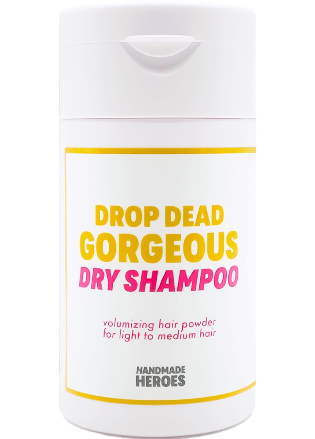 Handmade Heroes Non Aerosol Dry Shampoo Volume Powder | 1.8oz | 100% Natural & Vegan | For Light Hair & Blonde Hair