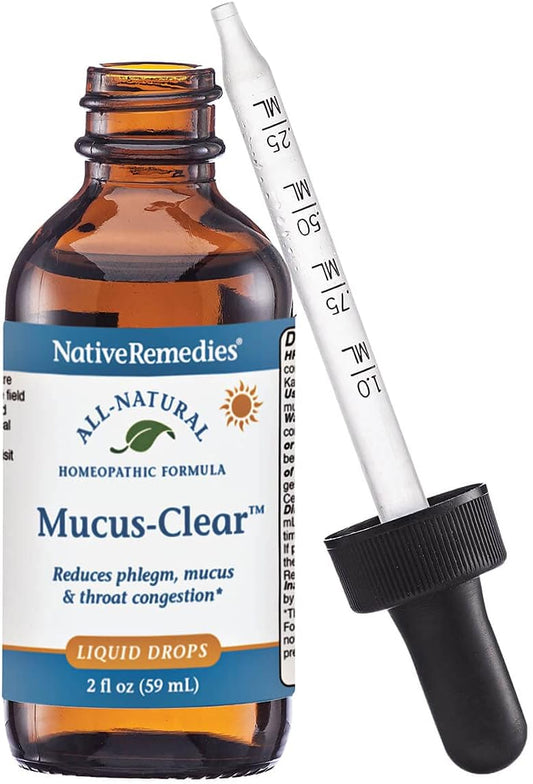 Native Remedies Mucus-Clear Nighttime - Temporarily Relieves Mucus Congestion And Supports Peaceful Sleep