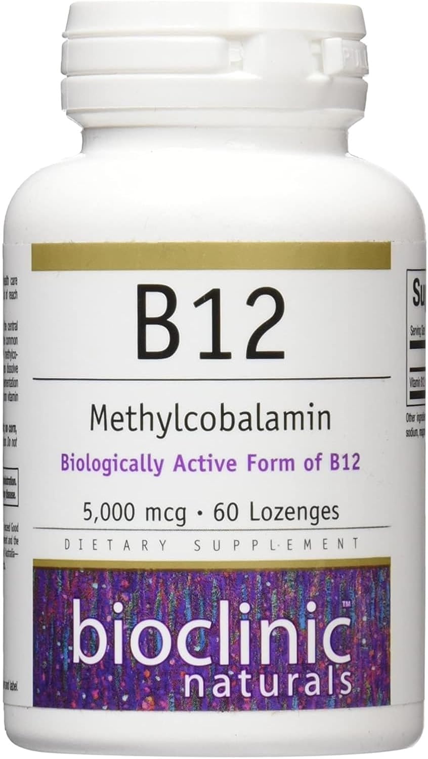 Bioclinic Naturals - B12 Methylcobalamin 5000 Mcg 60 Loz