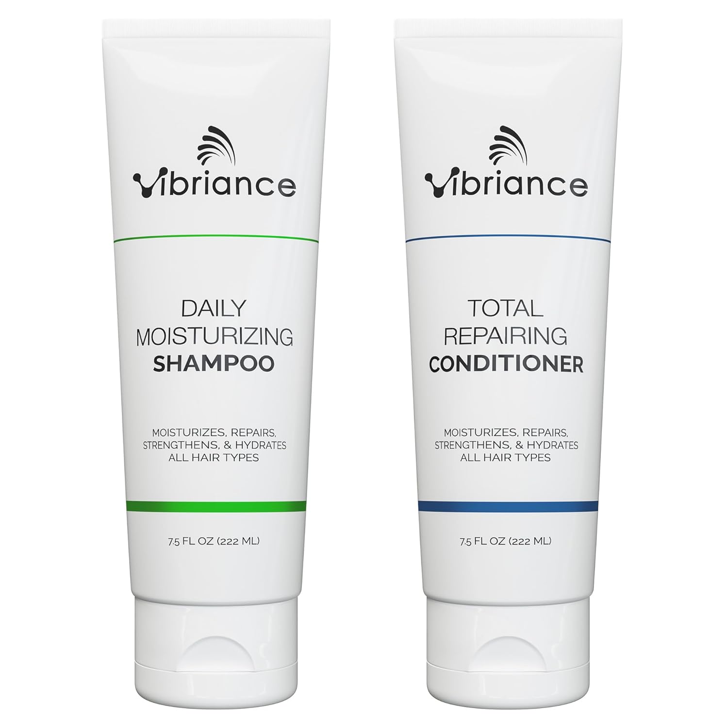 Vibriance Shampoo And Conditioner Set - Strengthening Shampoo Infused With Biotin For Aging Hair - Deeply Hydrating And Moisturizing Conditioner For Dry, Damaged Hair