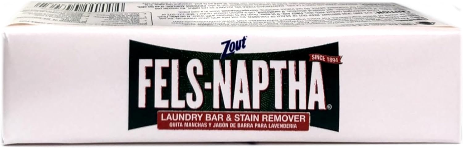 Zout Fels-Naptha Laundry Bar & Stain Remover & Pre-treater, 5 Ounce Pack of 10 : Health & Household