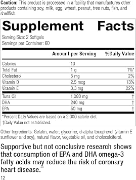 Standard Process Tuna Omega-3 Chewable - Whole Food Antioxidant, Brain