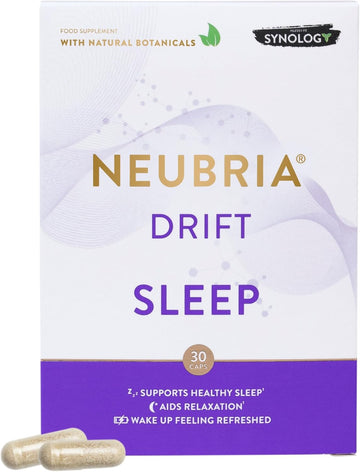 Neubria Drift Sleep Supplement - Night-Time Formula Multivitamin For Adults & Botanical Sleep Blend With Lemon Balm, Hops, Chamomile, Saffron, L-Tryptophan & Magnesium – 30 Capsules