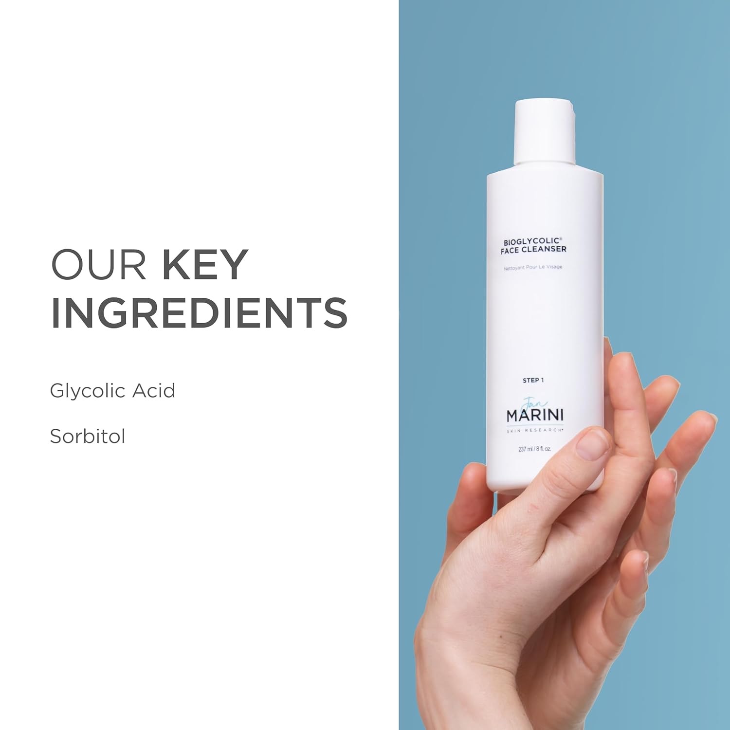 Jan Marini Skin Research Bioglycolic Face Cleanser - Facial Wash For Oily, Dry & Combo Skin - Personal Face Skincare - Skin Cleanser For Beauty & Personal Care - 8 Fl Oz : Beauty & Personal Care