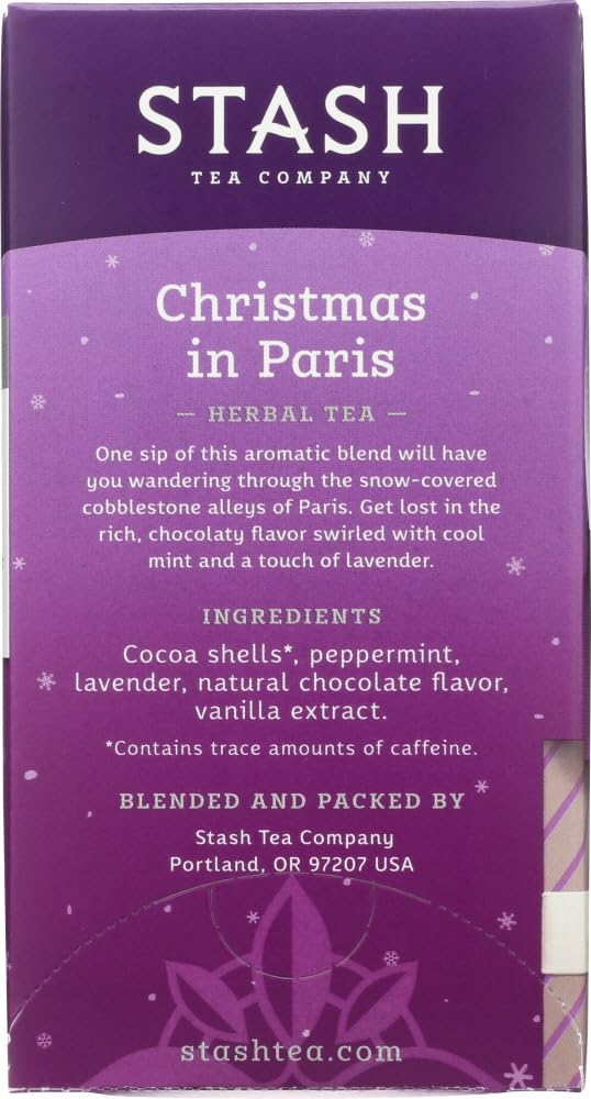Stash Tea Christmas In Paris -Herbal Tea, 18 Ct