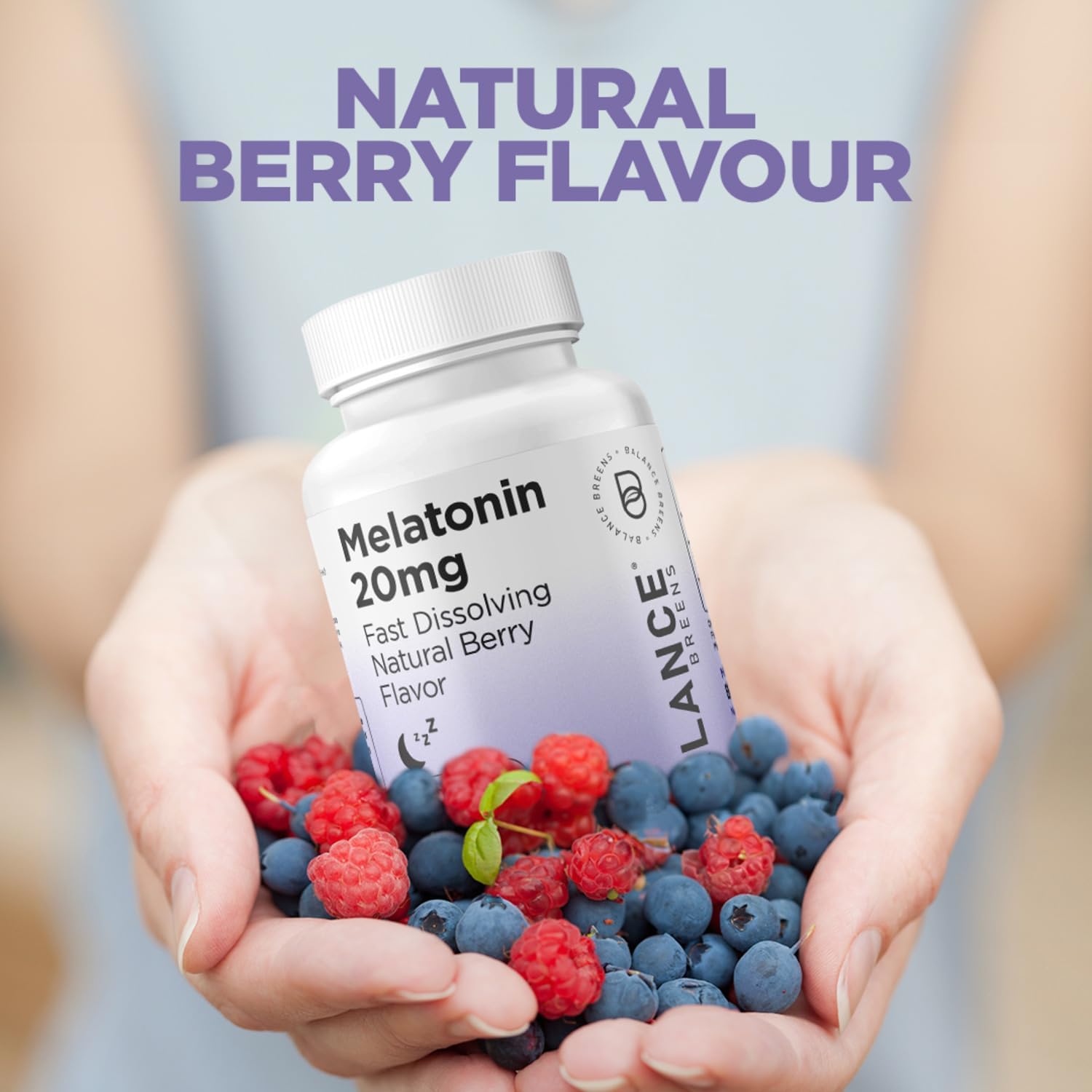 Balancebreens Melatonin 20Mg Fast Dissolve Tablets - High Potency, Fast Acting, Natural Sleep Support - Sleep Aids For Adults - Non-Groggy, Drug-Free Formula - 120 Sleeping Pills : Health & Household