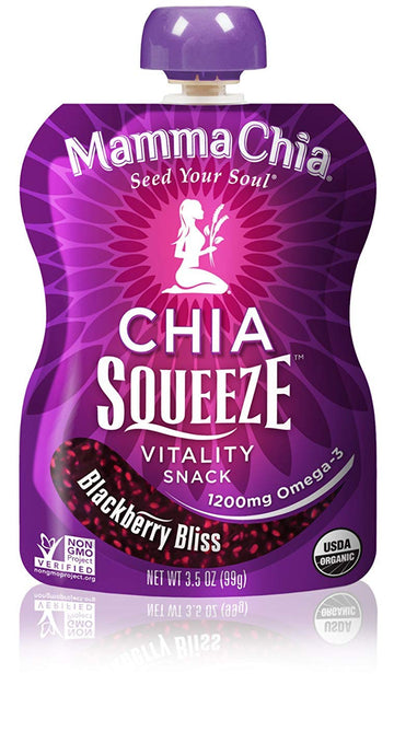 Mamma Chia Squeeze Vitality Snack, Blackberry Bliss, 3.5 Ounce (Pack Of 8) Thank You All With Me To Entrust To Starworld Market Stewardship. Best Regard