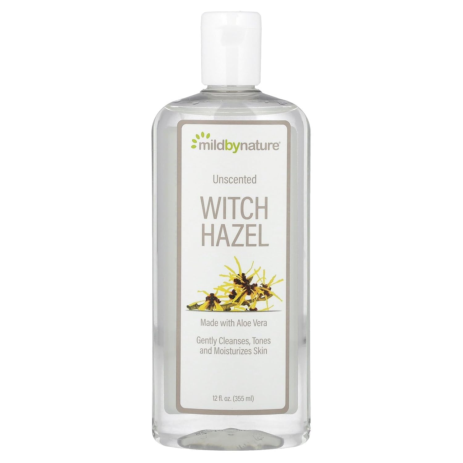 Mild By Nature Witch Hazel, Alcohol-Free, Unscented, 12 Fl Oz (355 Ml)
