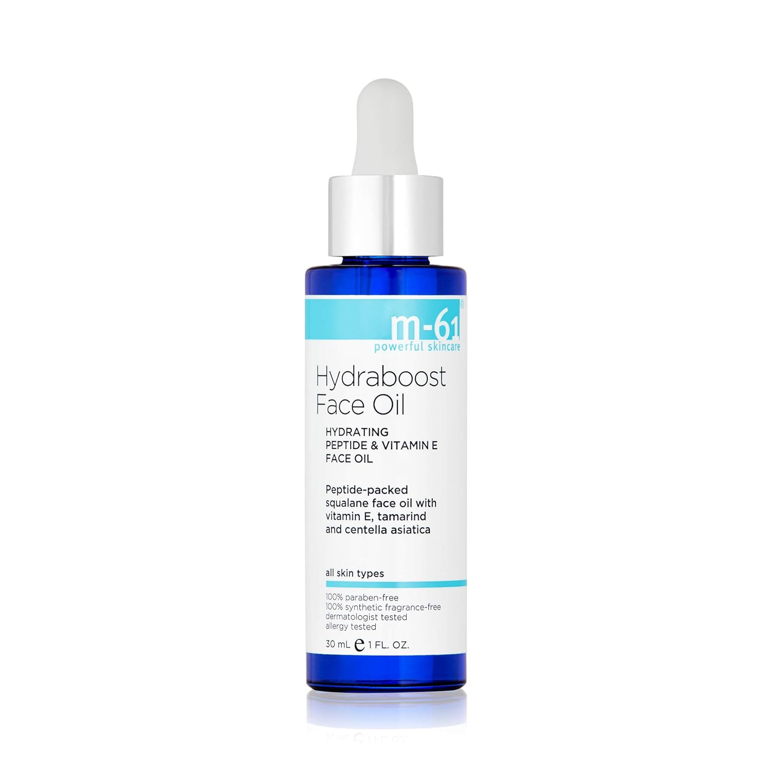 M-61 Hydraboost Face Oil - Hydrating And Restorative Face Oil With Peptides, Plant-Derived Squalane & Vitamin E