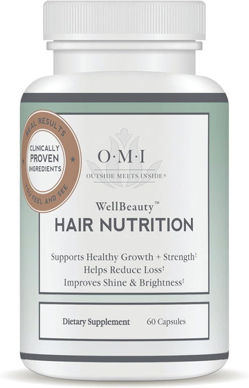 Hair Nutrition, Womens Hair Growth Supplement, Clinically Proven To Grow Hair, Reduce Hair Loss, Doctor-Formulated For Stronger, Thicker Hair With Keratin, Biotin