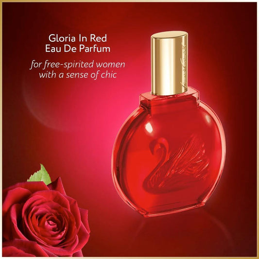 Gloria Vanderbilt In Red Ladies Perfume Gift Set (Eau De Parfum For Women 100Ml Spray & Body Lotion 100Ml) Perfume Gift Sets Women, Perfume For Women Gift Sets - Genuine Gloria Vanderbilt Perfume Set