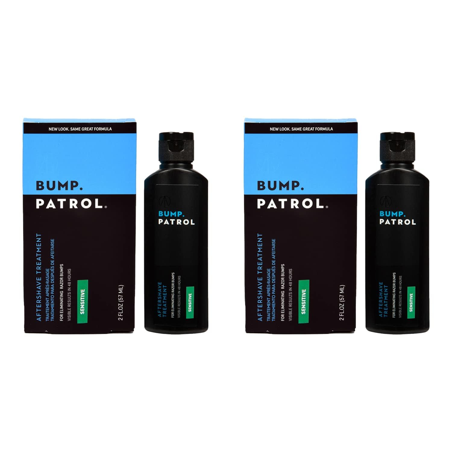 Bump Patrol Sensitive Strength Aftershave Formula - Gentle After Shave Solution Eliminates Razor Bumps And Ingrown Hairs - 2 Ounces