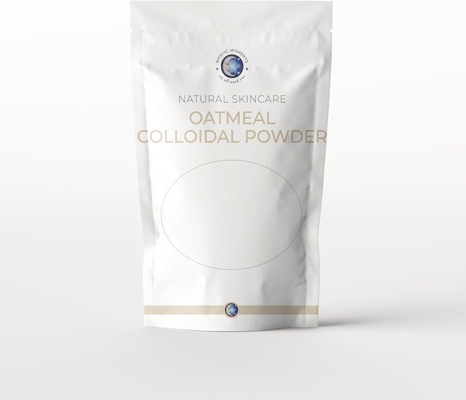 Mystic Moments | Colloidal Oatmeal Powder | Avena Sativa Kernel Flour | Natural Soother For Dry & Itchy Skin | Moisturising Barrier | Ideal For Baths, Creams, Soaps & Masks | Micro-Fine | 500G