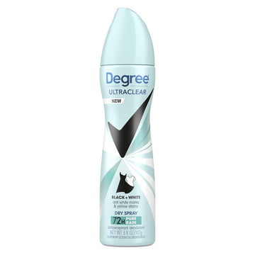 Degree Antiperspirant Deodorant Dry Spray Protects From Deodorant Stains Pure Rain Deodorant For Women 3.8 Oz