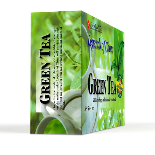 Uncle Lee’S Green Tea - Authentic Green Tea, Wellness Tea Rich In Polyphenols And Antioxidants For Immunity & Vitality, 100 Count