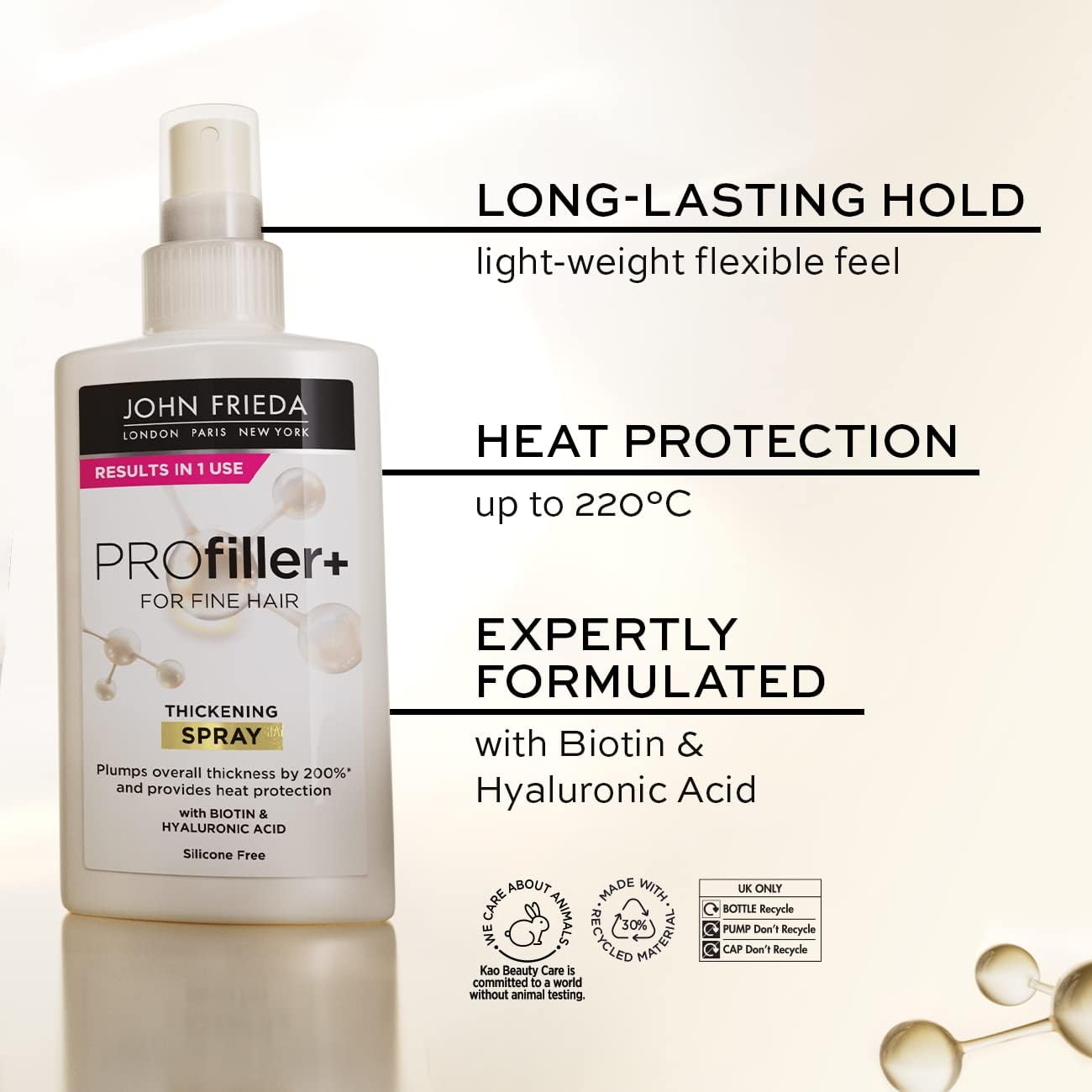 John Frieda PROfiller+ Thickening Shampoo, Conditioner & Spray : Amazon.co.uk: Beauty