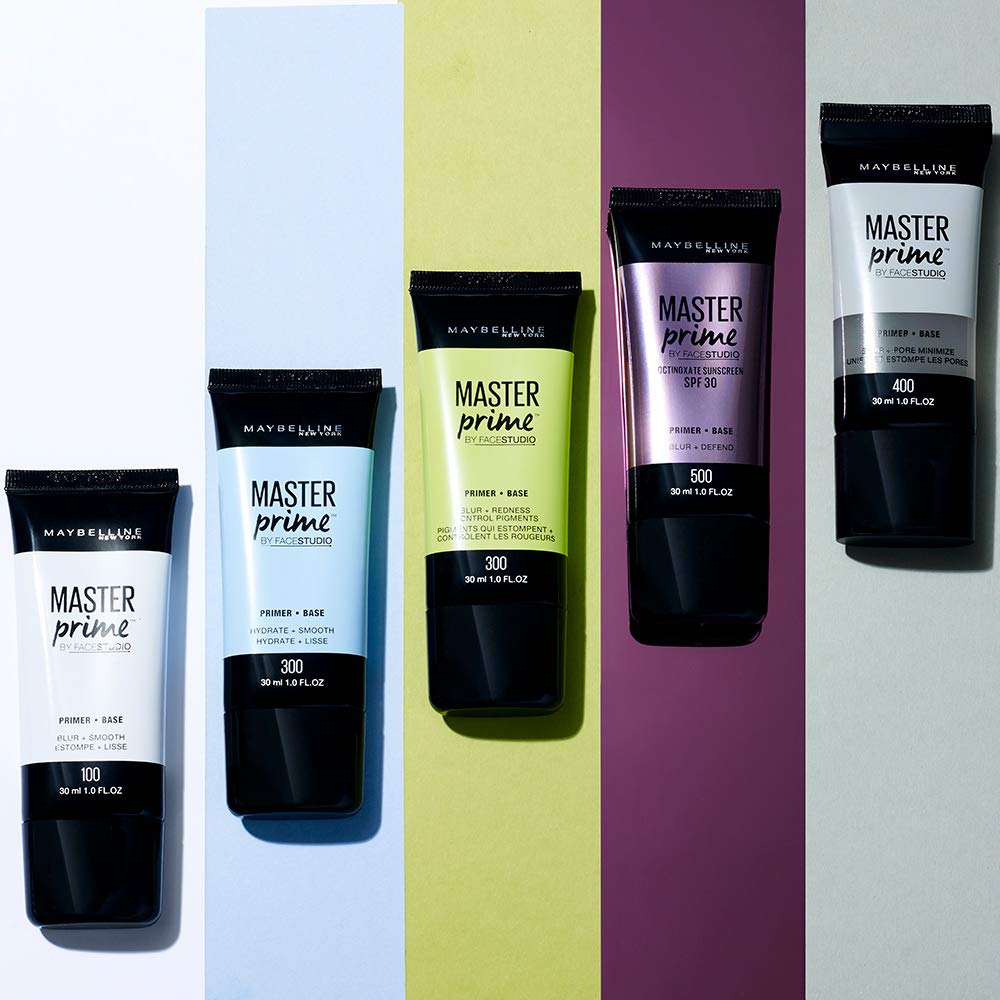 Maybelline New York Facestudio Master Prime Primer Makeup, Blur + Pore Minimize, 1 fl. oz. : Beauty & Personal Care